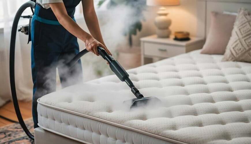 Professional mattress cleaning service in Dubai by GCS Cleaning team